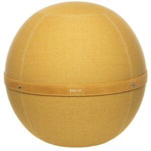 Bloon Paris Žlutý látkový sedací/gymnastický míč