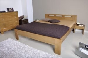 Manželská postel nela - masiv buk -