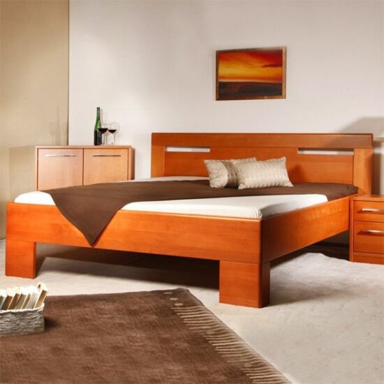 Masivní postel s úložným prostorem varezza 5 -
