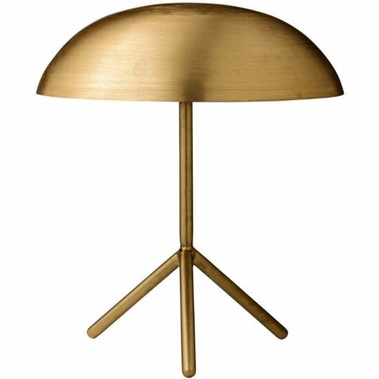 Zlatá kovová stolní lampa Bloomingville