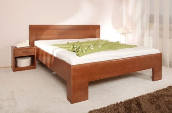 Masivní postel s úložným prostorem varezza 7 -
