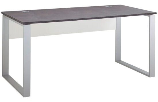 Bílo hnědý dřevěný pracovní stůl Germania Altino