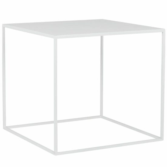 Nordic Design Bílý kovový konferenční stolek Moreno