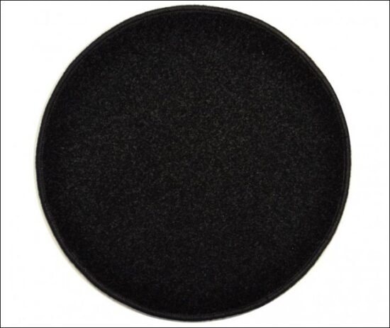 Eton černý koberec kulatý -
