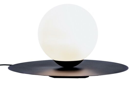 Nordic Design Černobílá skleněná stolní