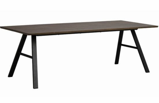 Tmavě hnědý dubový jídelní stůl ROWICO BRIGHAM 220 x