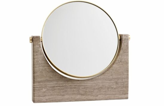 Hnědé mramorové kosmetické zrcadlo MENU