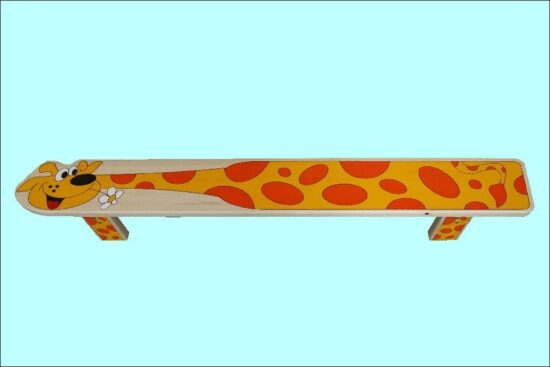 Lavička žirafa 195