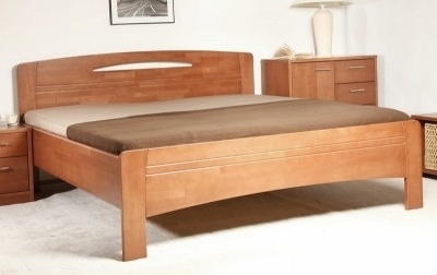Masivní postel s úložným prostorem evita 3 -