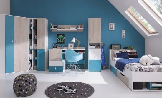 Studentský pokoj saturn a - modrá