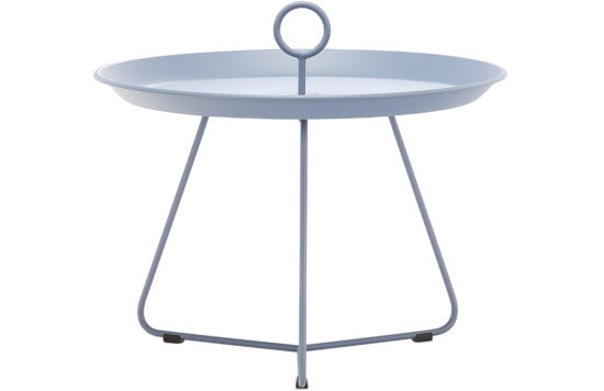 Světle modrý kovový konferenční stolek HOUE