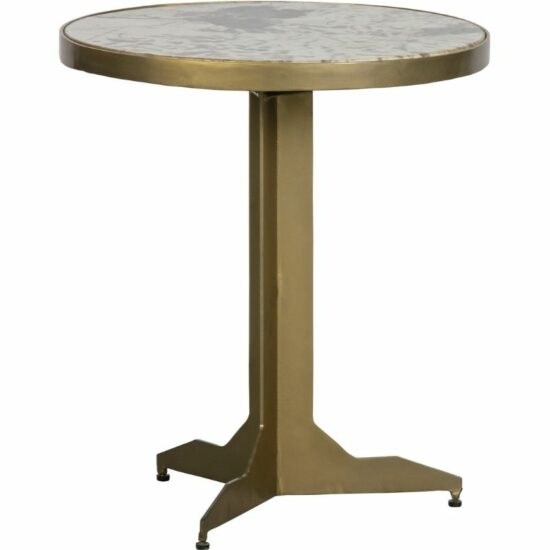 Hoorns Zlatý mramorový odkládací stolek