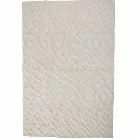 Krémově bílý bavlněný koberec Bloomingville Billa
