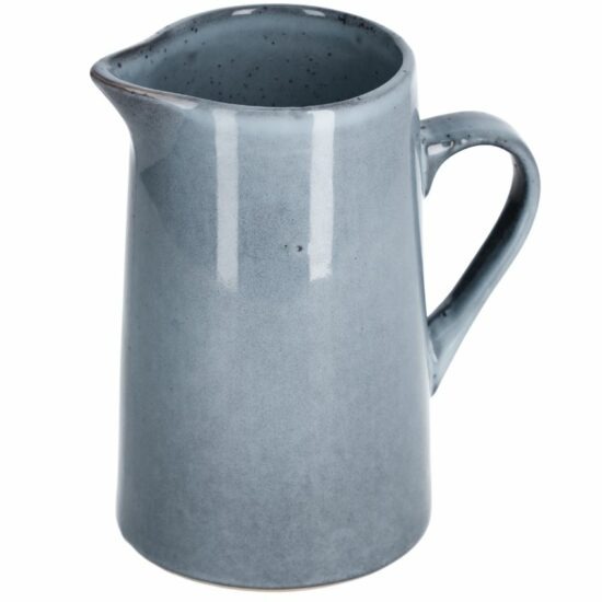 Modrý keramický džbán na mléko Kave