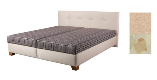 Čalouněná postel s roštem a matrací darina