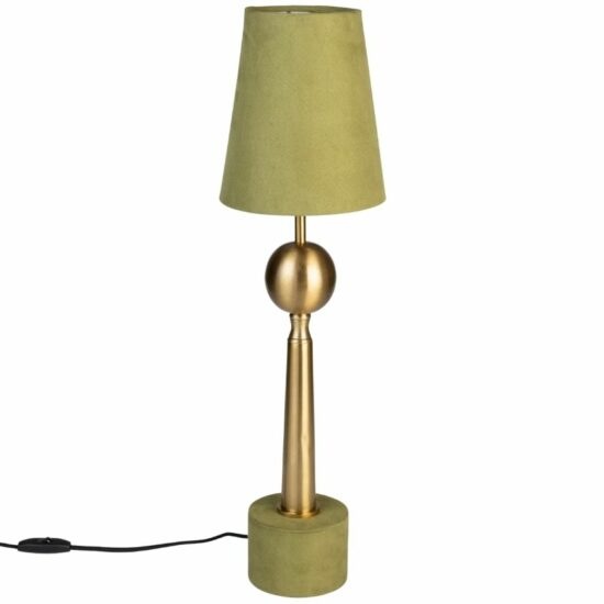 Zelená látková stolní lampa Bold Monkey