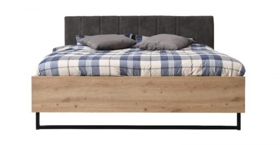 Manželská postel nathan 180x200cm - dub