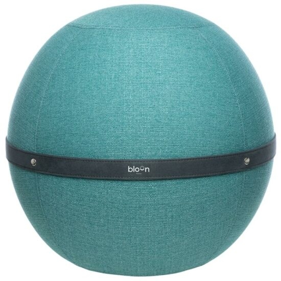 Bloon Paris Tyrkysově modrý látkový sedací/gymnastický míč