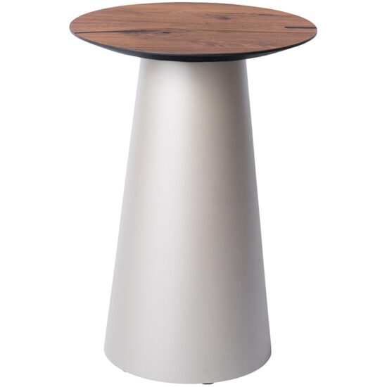 Hnědý dubový odkládací stolek Marco Barotti 45 cm s