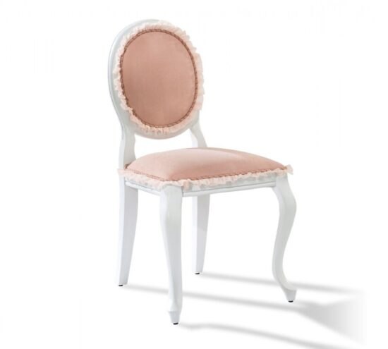 Rustikální čalouněná židle ballerina