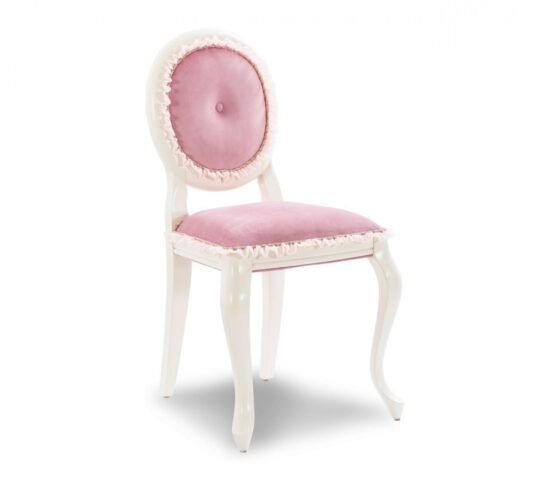 Rustikální čalouněná židle ballerina
