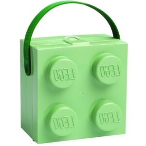 Zelený svačinový box s rukojetí LEGO® Storage