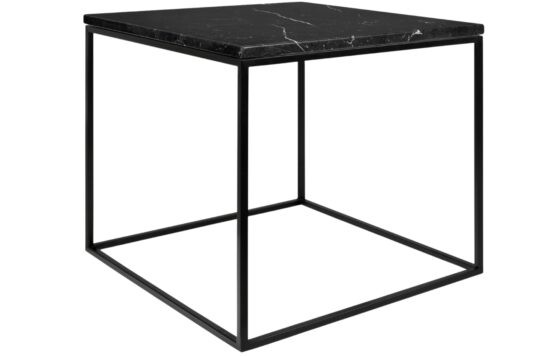 Černý mramorový konferenční stolek TEMAHOME Gleam 50 x