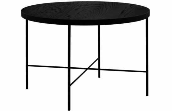 Černý dubový konferenční stolek MICADONI