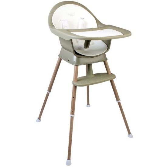 Béžová kovová jídelní židlička Quax Ultimo