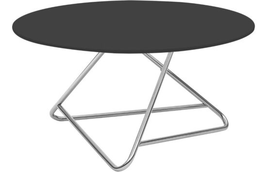 Černý lakovaný konferenční stolek Softline Tribeca 75