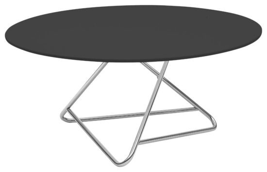 Černý lakovaný konferenční stolek Softline Tribeca 90