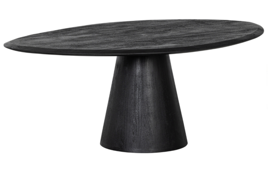 Hoorns Černý mangový konferenční stolek Poselt