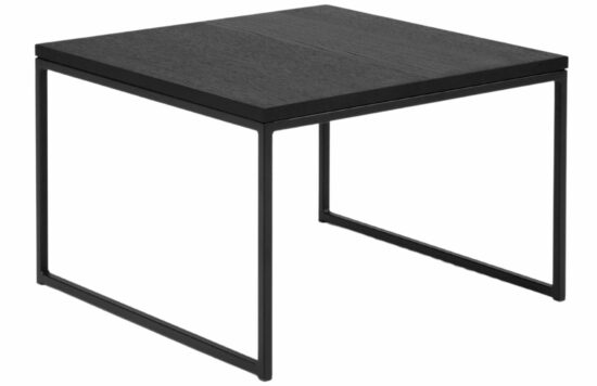 Černý dubový konferenční stolek MICADONI VELD 30