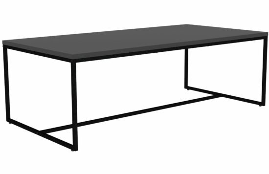 Matně černý lakovaný konferenční stolek Tenzo Lipp