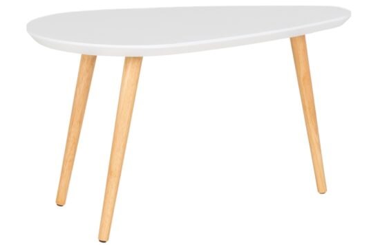 Nordic Living Bílý lakovaný konferenční stolek Vivid