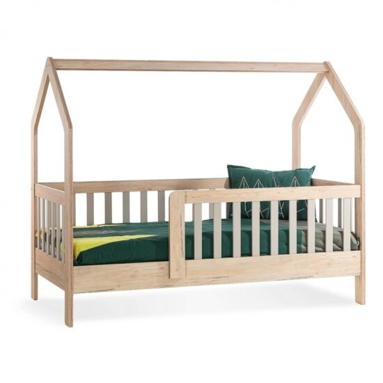 Dětská postel 90x190 ve tvaru domečku