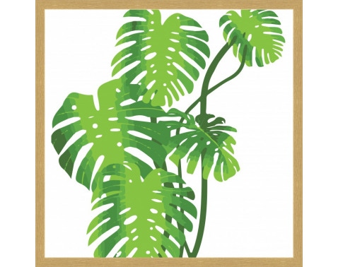 Rámovaný obraz Zelené listy