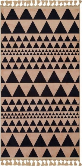 Béžový pratelný koberec 150x80 cm