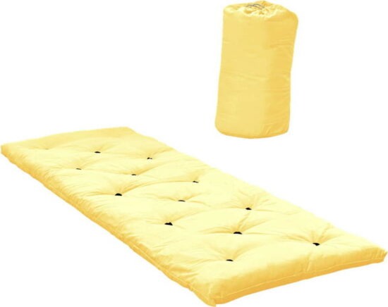 Žlutá futonová matrace 70x190 cm Bed in a