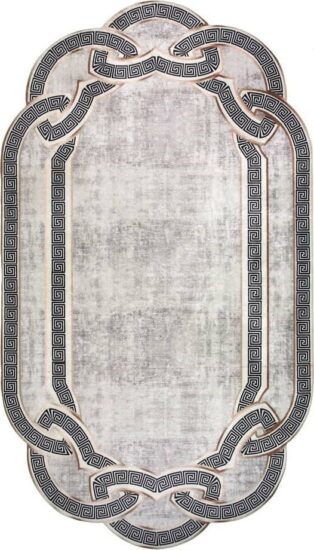 Šedý/béžový koberec 230x160 cm