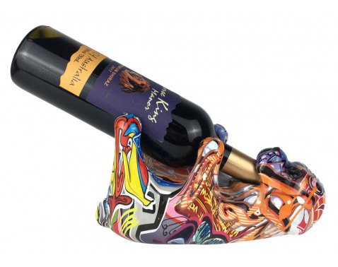 Dekorační držák na víno Graffiti