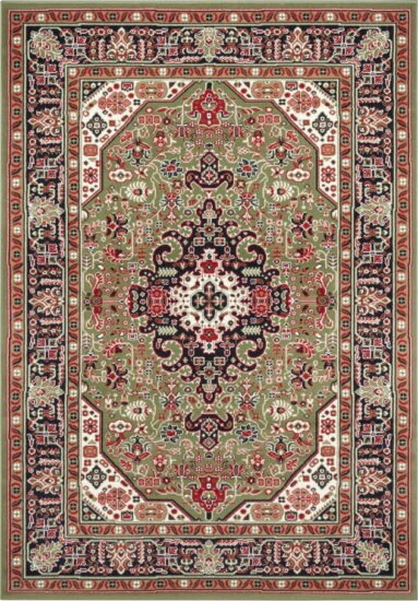 Zelený koberec Nouristan Skazar Isfahan