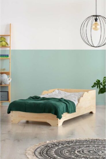 Dětská postel z borovicového dřeva 80x200 cm