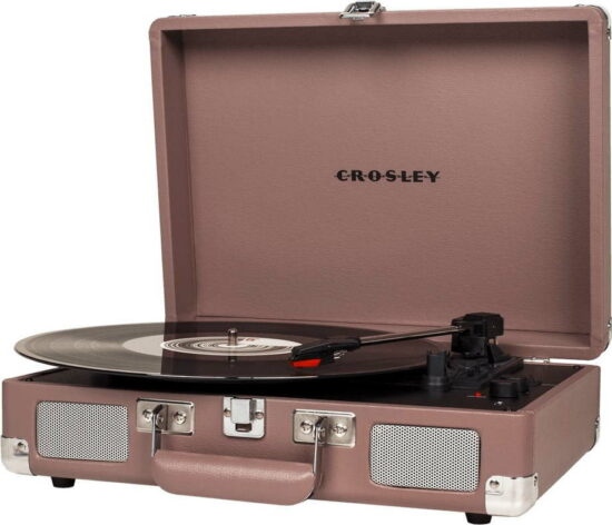 Růžový gramofón Crosley Cruiser