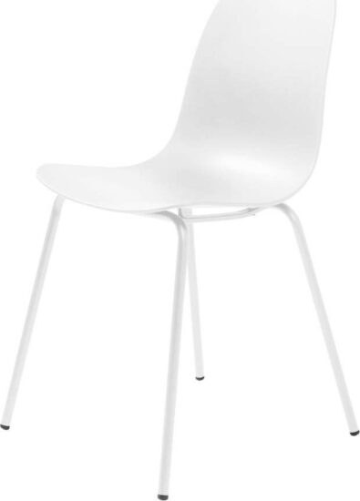 Sada 2 bílých židlí Unique