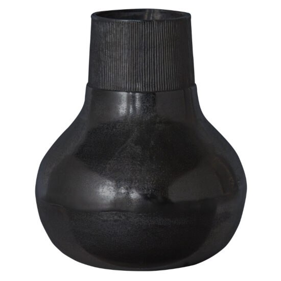 Hoorns Černá kovová váza