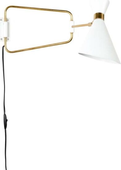 Bílá nástěnná lampa Zuiver