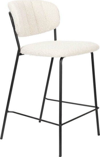 Bílé barové židle v sadě 2 ks 89