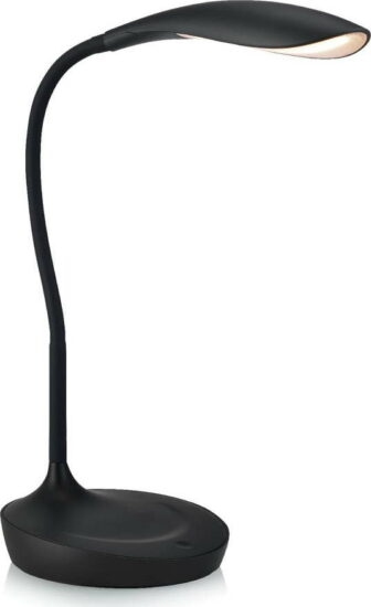 Černá stolní lampička s USB