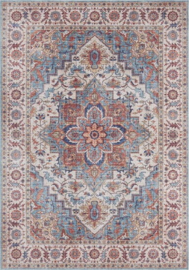 Červeno-modrý koberec Nouristan Anthea